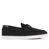 Chambeliboat – Boat Shoes – Reversed Nubuck Leather – Black – Men