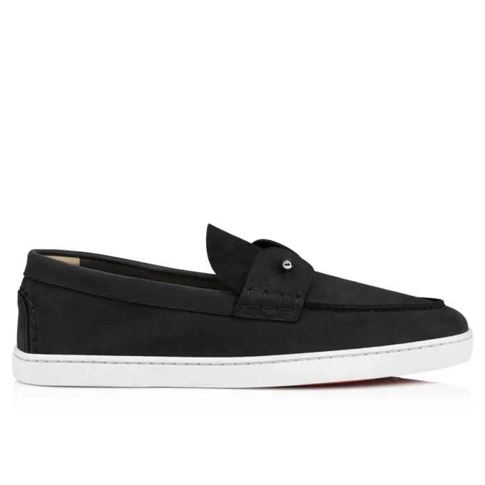 Chambeliboat – Boat Shoes – Reversed Nubuck Leather – Black – Men