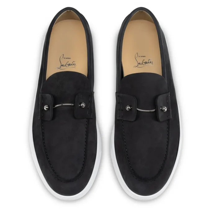 Chambeliboat – Boat Shoes – Reversed Nubuck Leather – Black – Men