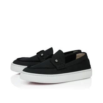 Chambelikid – Boat Shoes – Nubuck Leather – Black – Kids
