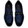 Chambelimoc Perla Night Strass – Loafers – Velvet and Strass – Last Night – Men Chambelimoc Perla Night Strass – Loafers – Velvet and Strass – Last Night – Men