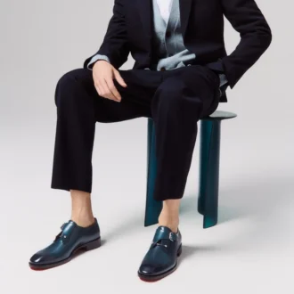 Chambelimonk – Monk-Straps – Patinated Calf Leather – Last Night – Men