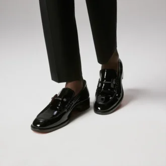 Chambelink Strass – Shoe Jewelry – Metal and Strass – Black Gun