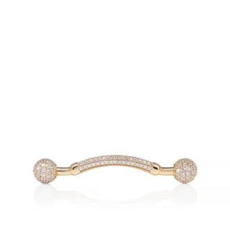 Chambelink Strass – Shoe Jewelry – Metal and Strass – Gold