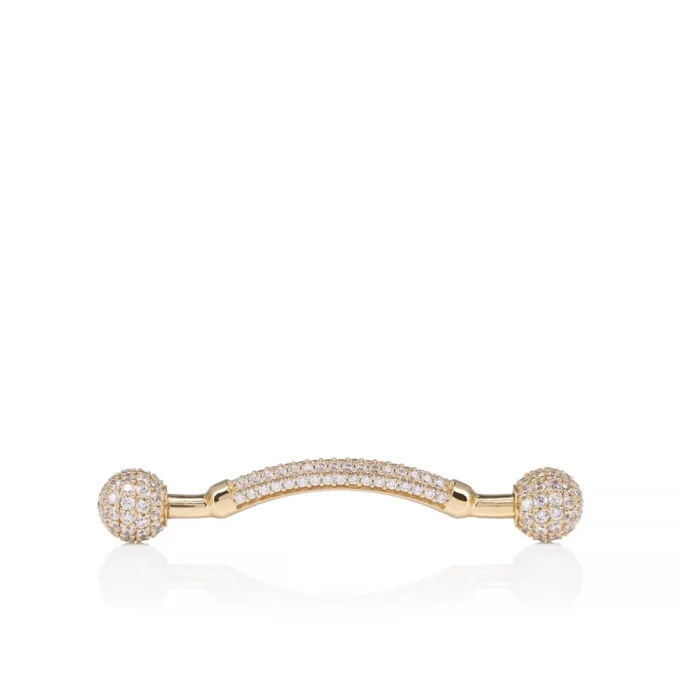 Chambelink Strass – Shoe Jewelry – Metal and Strass – Gold