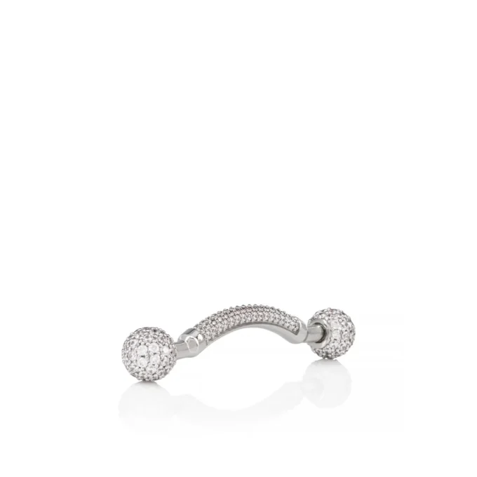 Chambelink Strass – Shoe Jewelry – Metal and Strass – Silver