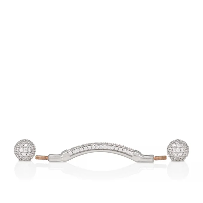 Chambelink Strass – Shoe Jewelry – Metal and Strass – Silver