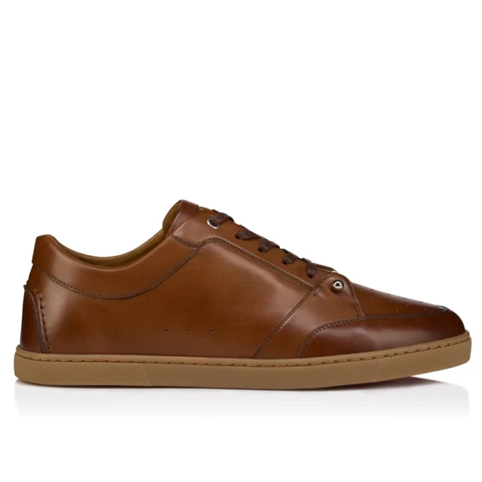Chambelisneak – Sneakers – Patinated Calf Leather – Havane – Men