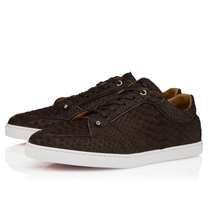 Chambelisneak – Sneakers – Python Leather – Cafe – Men
