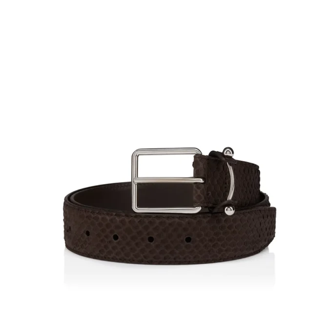 Chambeliss – Belt – Nubuck Python Leather – Cafa Chambeliss – Belt – Nubuck Python Leather – Cafa