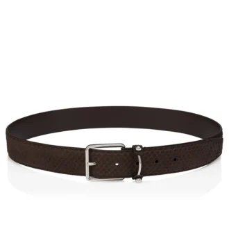 Chambeliss – Belt – Nubuck Python Leather – Cafa