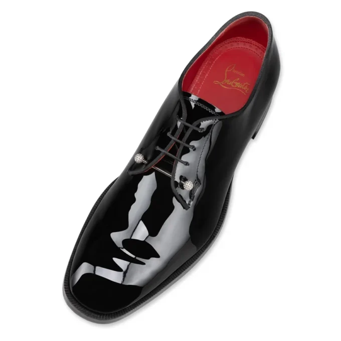 Chambeliss Night Strass – Derbies – Patent Calf Leather and Piercing – Black – Men Chambeliss Night Strass – Derbies – Patent Calf Leather and Piercing – Black – Men