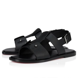 Chambeliss Sandal – Sandals – Calf Leather – Black – Men