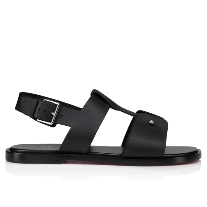 Chambeliss Sandal – Sandals – Calf Leather – Black – Men Chambeliss Sandal – Sandals – Calf Leather – Black – Men