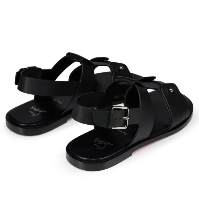 Chambeliss Sandal – Sandals – Calf Leather – Black – Men Chambeliss Sandal – Sandals – Calf Leather – Black – Men