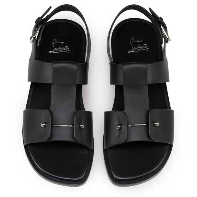 Chambeliss Sandal – Sandals – Calf Leather – Black – Men Chambeliss Sandal – Sandals – Calf Leather – Black – Men