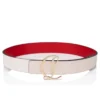 Cl Logo – Belt – Calf Leather – Leche Cl Logo – Belt – Calf Leather – Leche
