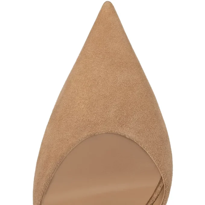 Condora Riviera – 100 Mm Pumps – Veau Velours – Lionne – Women Condora Riviera – 100 Mm Pumps – Veau Velours – Lionne – Women