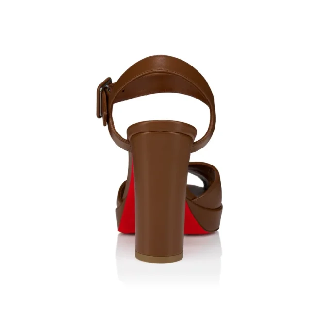 Cora – 100 Mm Sandals – Lamb Nappa Leather – Cuoio – Women Cora – 100 Mm Sandals – Lamb Nappa Leather – Cuoio – Women