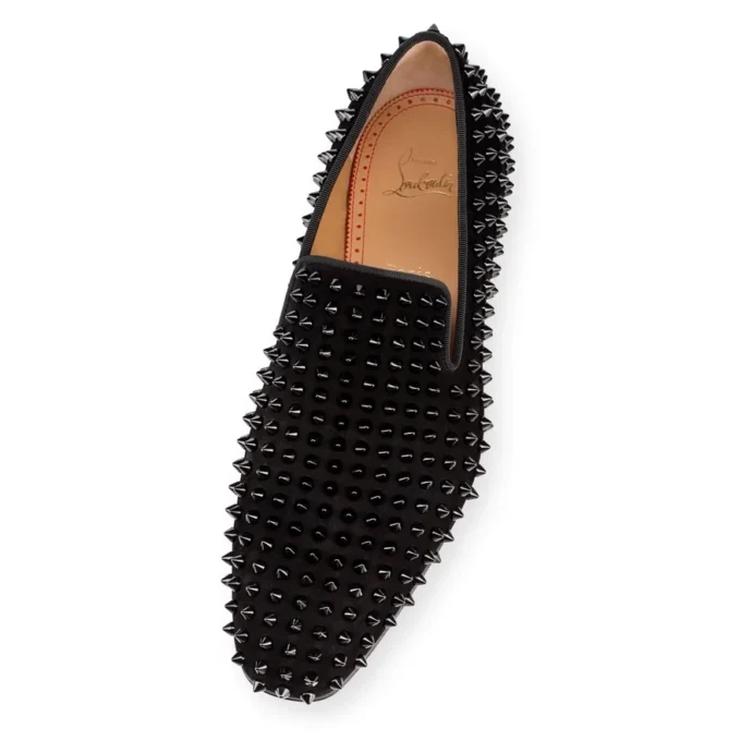 Dandelion Spikes – Loafers – Veau Velours and Spikes – Black – Men Dandelion Spikes – Loafers – Veau Velours and Spikes – Black – Men