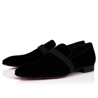 Dandydeco – Loafers – Velvet – Black – Men
