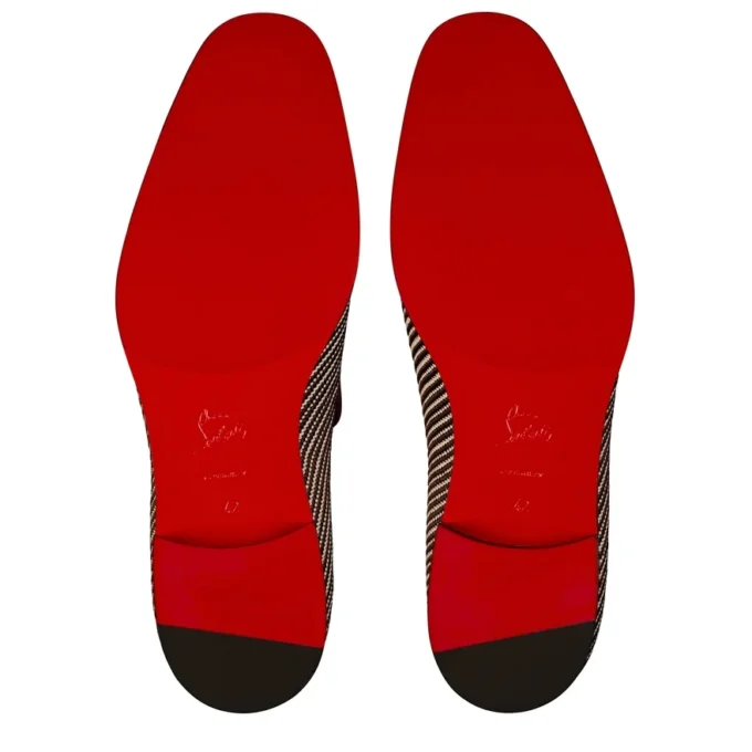 Danny Flex – Loafers – Calf Leather and Twile Weave – White and Brown – Men Danny Flex – Loafers – Calf Leather and Twile Weave – White and Brown – Men