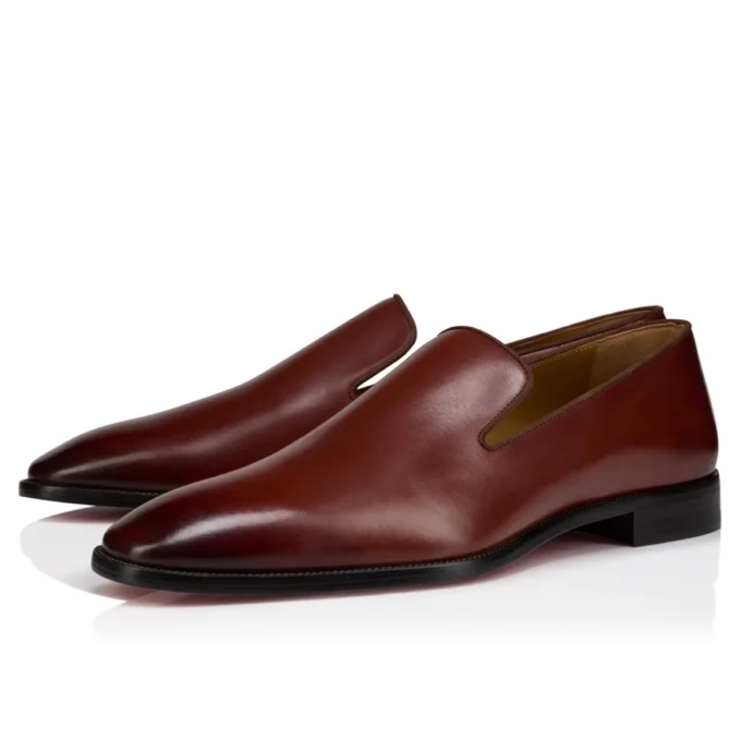 Danny Flex – Loafers – Shiny Calf Leather – Cuoio – Men Danny Flex – Loafers – Shiny Calf Leather – Cuoio – Men