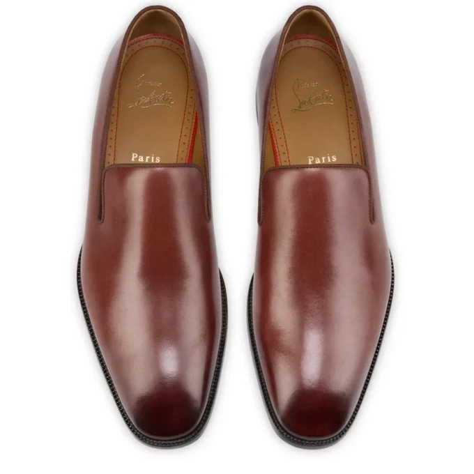 Danny Flex – Loafers – Shiny Calf Leather – Cuoio – Men Danny Flex – Loafers – Shiny Calf Leather – Cuoio – Men
