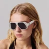Diamond Roller Lb0032 – Sunglasses – Acetate – White Smoke Diamond Roller Lb0032 – Sunglasses – Acetate – White Smoke
