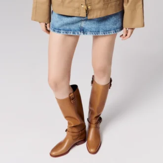 Dianouchette Botta – Boots – Waxed Calf Leather – Terra – Women Dianouchette Botta – Boots – Waxed Calf Leather – Terra – Women