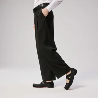 Diopic – Ballerinas – Crepe Satin – Black – Men Diopic – Ballerinas – Crepe Satin – Black – Men