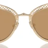 Dolly Lb0002 – Sunglasses – Metal – Gold Smoke