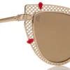 Dolly Lb0002 – Sunglasses – Metal – Gold Smoke