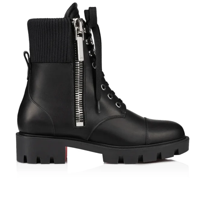 En Hiver Lug – Low Boots – Calf Leather – Black – Women En Hiver Lug – Low Boots – Calf Leather – Black – Women