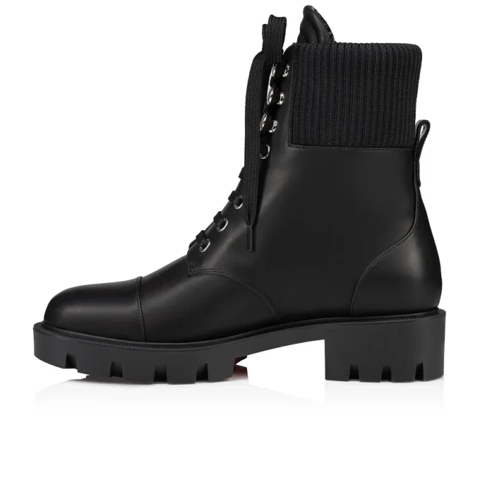 En Hiver Lug – Low Boots – Calf Leather – Black – Women En Hiver Lug – Low Boots – Calf Leather – Black – Women