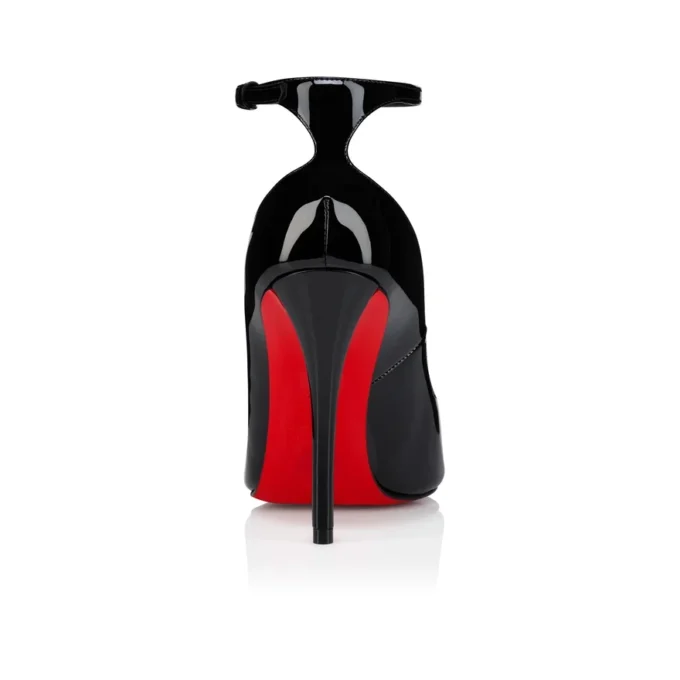 Erozee – 100 Mm Strappy Pumps – Patent Calf Leather – Black – Women