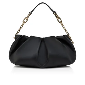 Eva – Shoulder Bag – Lamb Nappa Leather – Black