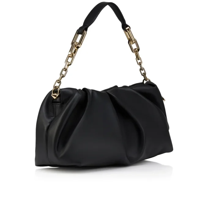 Eva – Shoulder Bag – Lamb Nappa Leather – Black