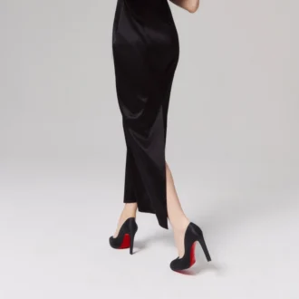 Fannylove Alta – 120 Mm Pumps – Crepe Satin – Black – Women Fannylove Alta – 120 Mm Pumps – Crepe Satin – Black – Women