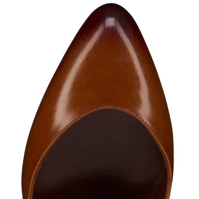 Fannylove Alta – 120 Mm Pumps – Patinated Calf Leather – Dark Carmine – Women Fannylove Alta – 120 Mm Pumps – Patinated Calf Leather – Dark Carmine – Women