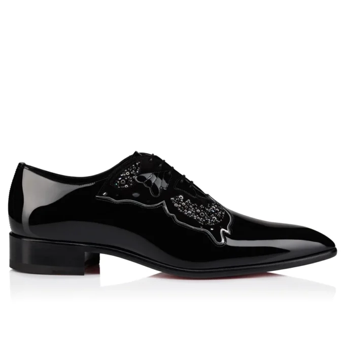 Farfarock – Oxfords – Patent Calf Leather and Veau Velours – Black – Men Farfarock – Oxfords – Patent Calf Leather and Veau Velours – Black – Men