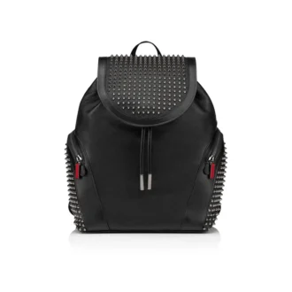 Funky – Backpack – Calf Leather and Spikes – Black