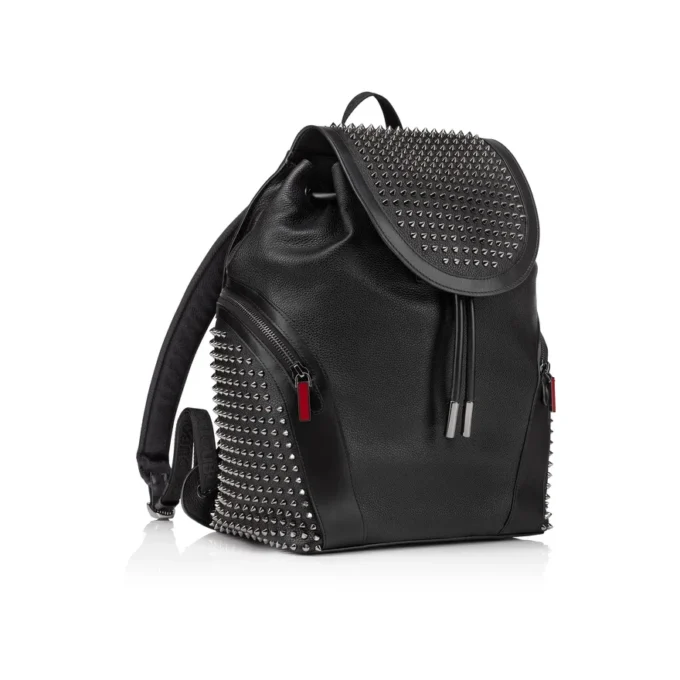 Funky – Backpack – Calf Leather and Spikes – Black Funky – Backpack – Calf Leather and Spikes – Black