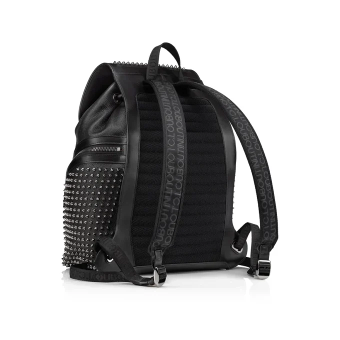 Funky – Backpack – Calf Leather and Spikes – Black Funky – Backpack – Calf Leather and Spikes – Black