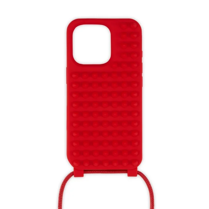 Funky – Phone Case – Rubber and Calf Leather – Loubi