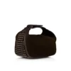 Funky – Pouch – Reversed Calf Leather and Spikes – Cafe Funky – Pouch – Reversed Calf Leather and Spikes – Cafe