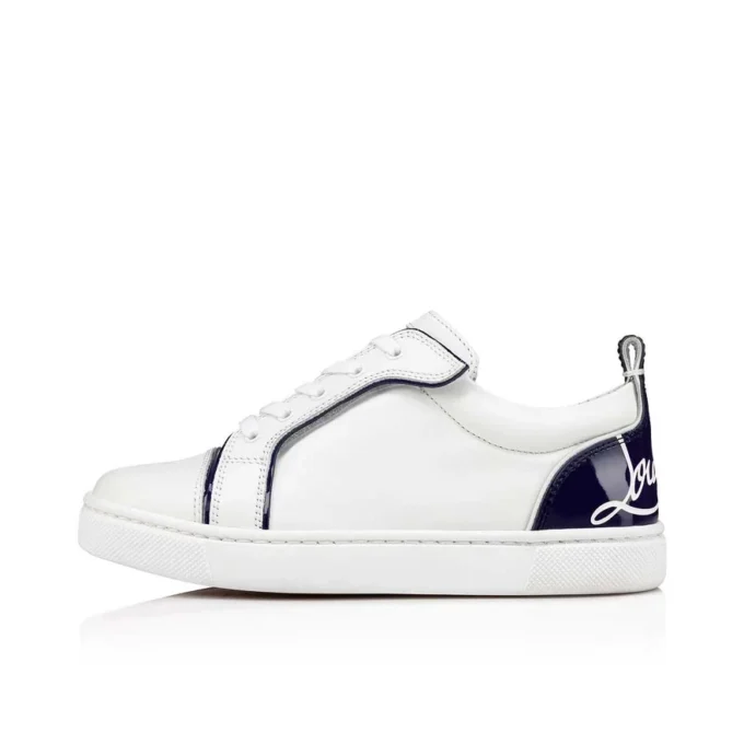 Funnyto – Low-Top Sneakers – Calf Leather – Blue – Kids Funnyto – Low-Top Sneakers – Calf Leather – Blue – Kids