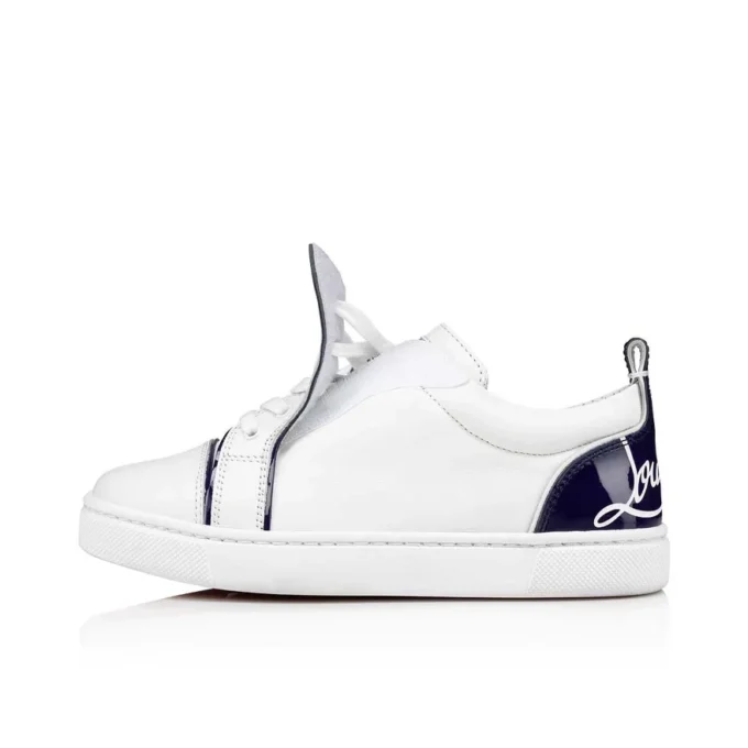 Funnyto – Low-Top Sneakers – Calf Leather – Blue – Kids Funnyto – Low-Top Sneakers – Calf Leather – Blue – Kids