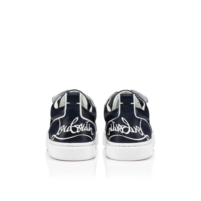 Funnyto – Low-Top Sneakers – Calf Leather – Navy – Kids Funnyto – Low-Top Sneakers – Calf Leather – Navy – Kids