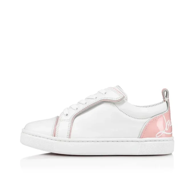 Funnyto – Low-Top Sneakers – Calf Leather – Rosy – Kids